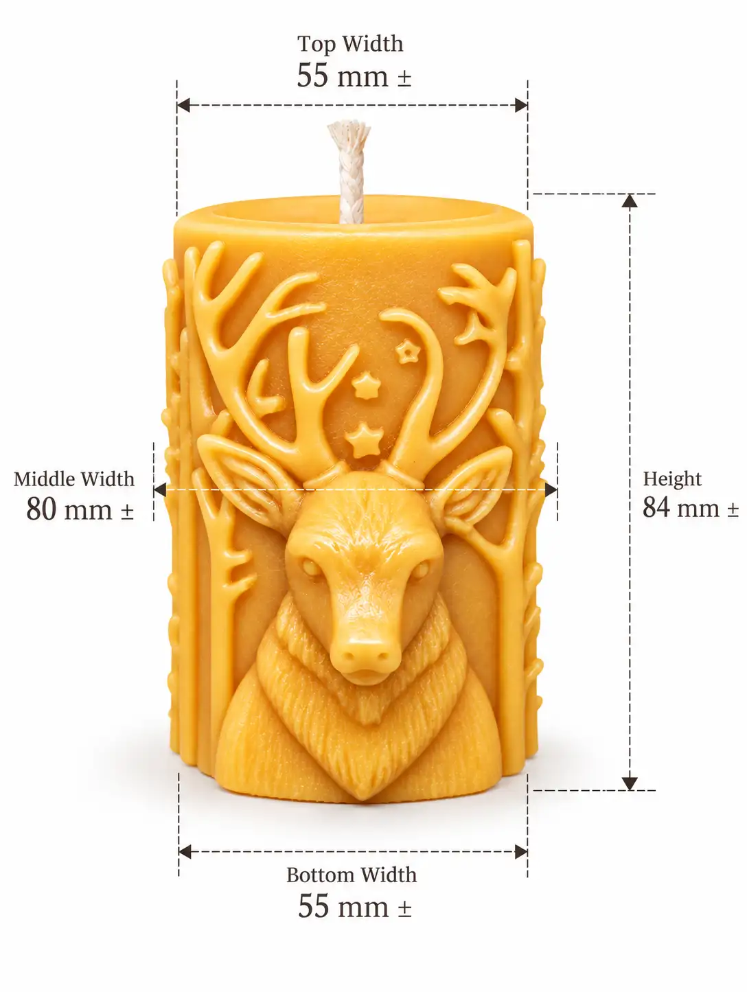 3D Christmas Reindeer Column