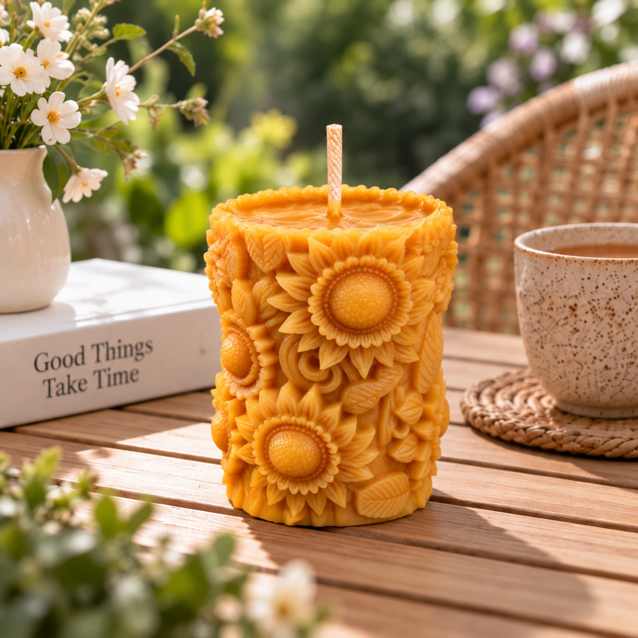 3D Cylindrical Sunflower
