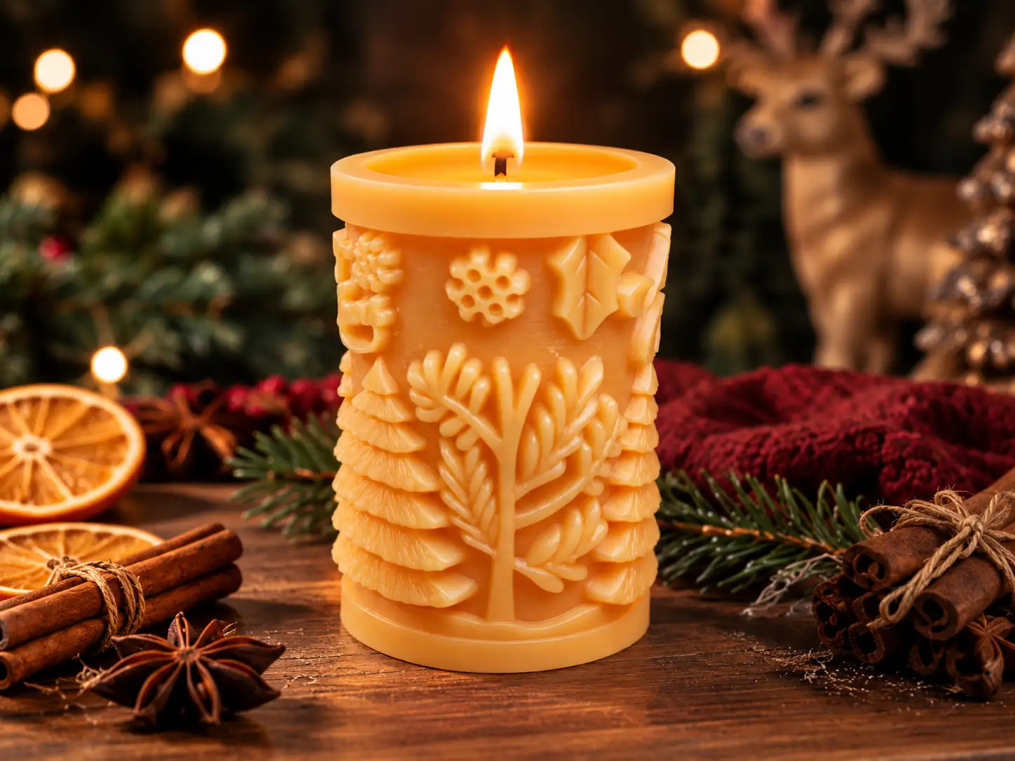 3D Cylindrical Christmas Pine Tree