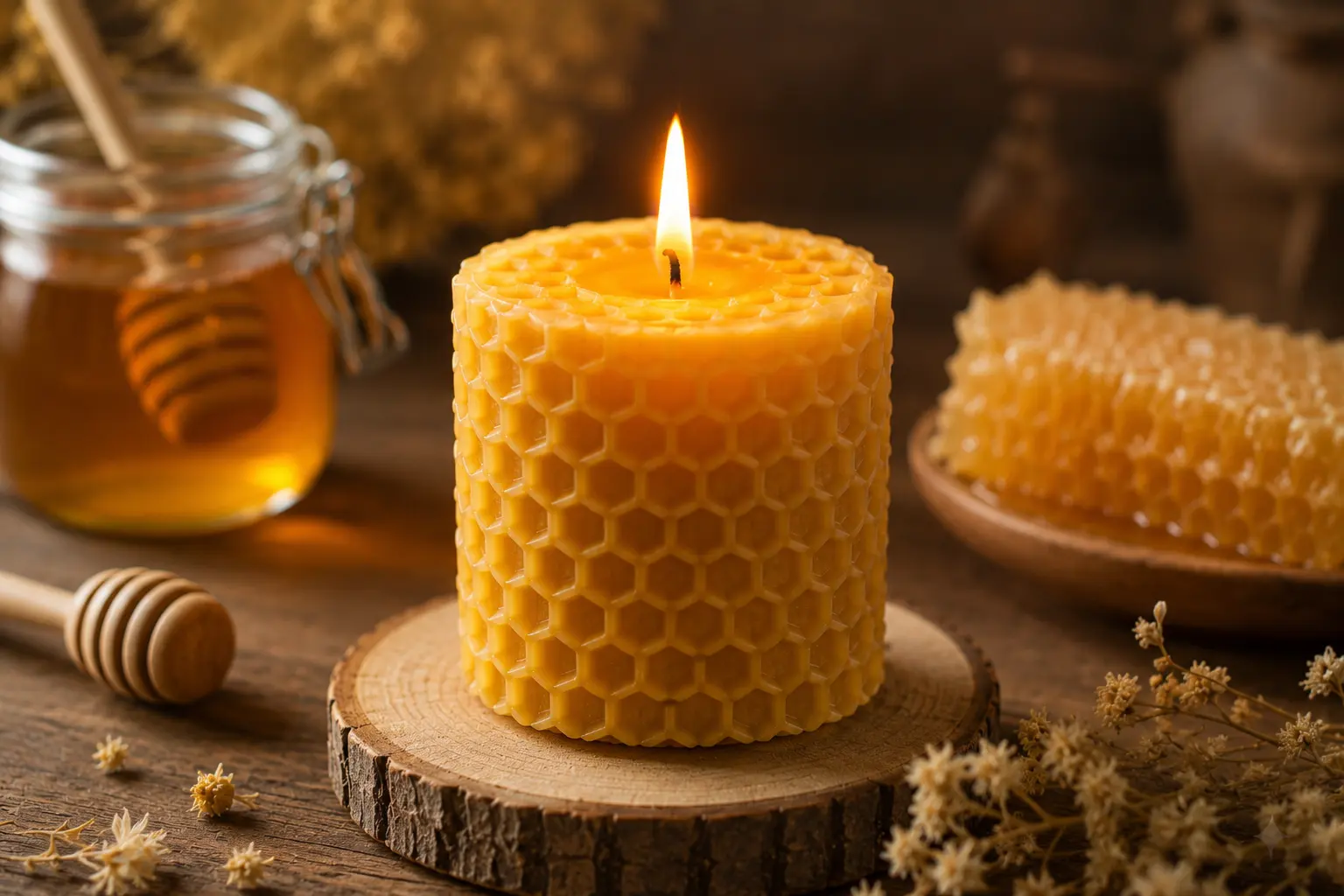 Honeycomb Candle