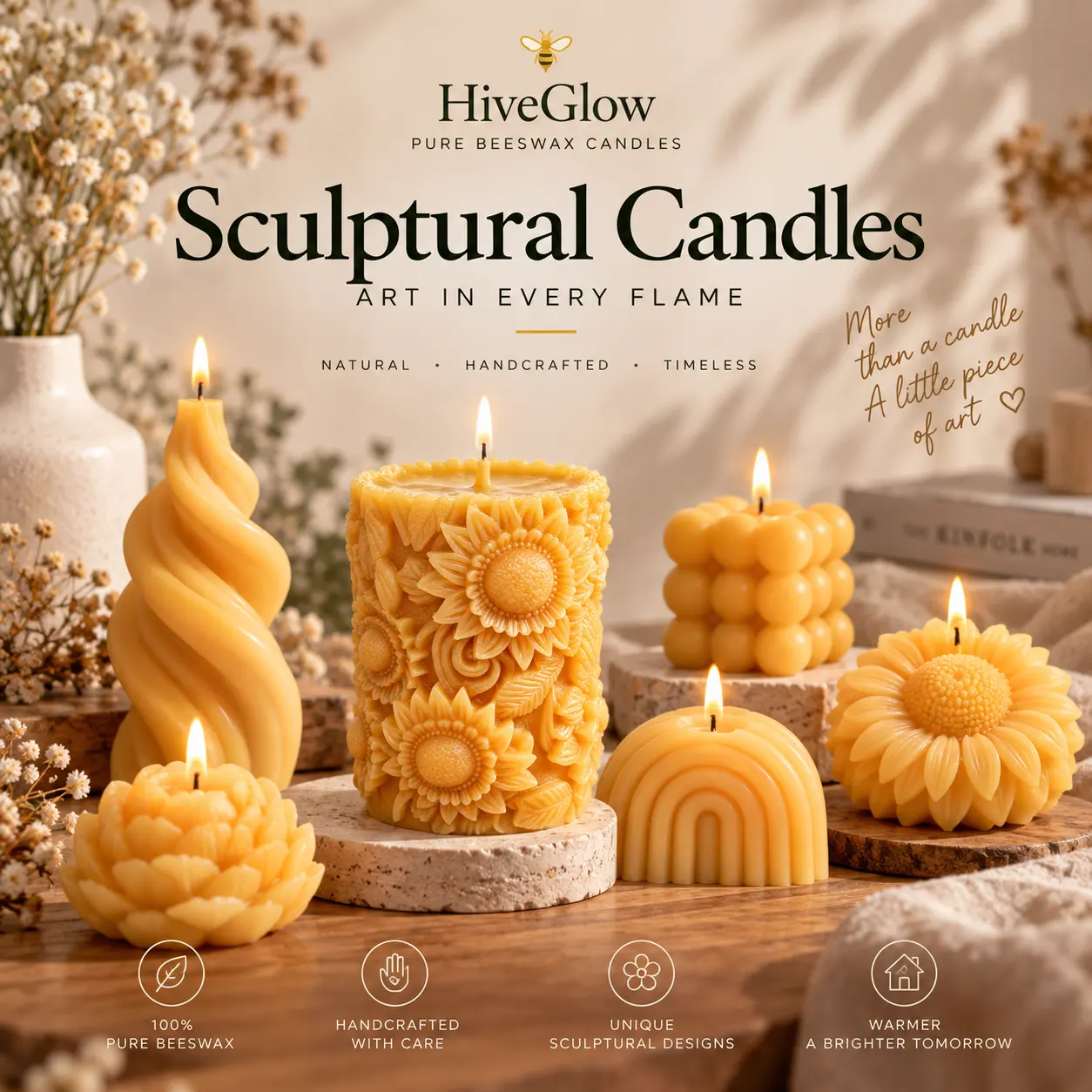 Sculptural / Decorative Candle